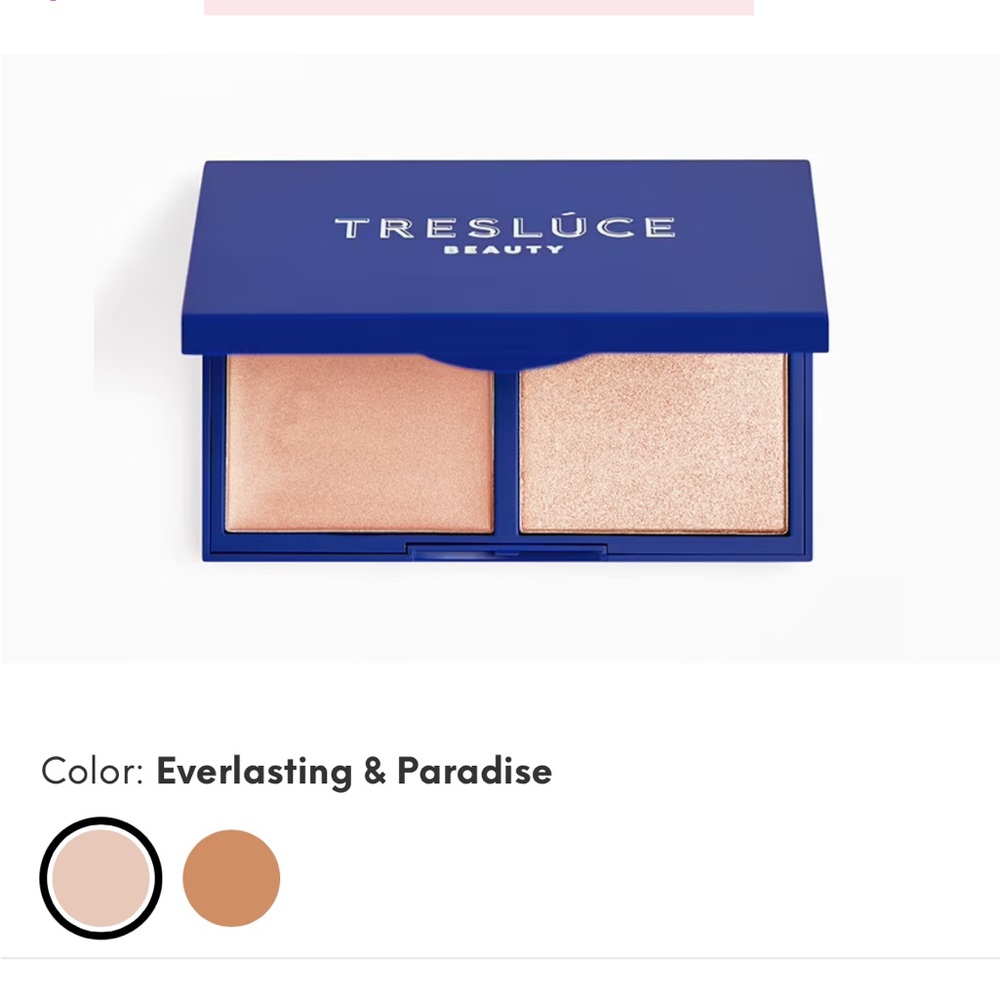 NWT TRESLÚCE BEAUTY Playa Dreams Duo Highlighter Everlasting & Paradise